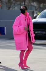 KIM KARDASHIAN Out And About in Los Angeles 02/14/2022
