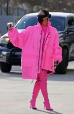 KIM KARDASHIAN Out And About in Los Angeles 02/14/2022