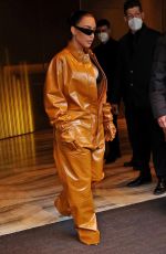 KIM KARDASHIAN Out at Milan Fashion Week 02/23/2022