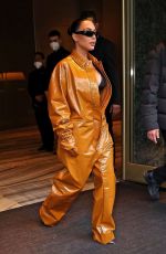 KIM KARDASHIAN Out at Milan Fashion Week 02/23/2022