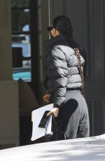 KIM KARDASHIAN Out in Los Angeles 02/04/2022