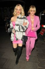 KIMBERLY WYATT and ASHLEY ROBERTS Arrive at Pam & Tommy Premiere in London 01/31/2022