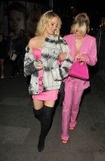 KIMBERLY WYATT and ASHLEY ROBERTS Arrive at Pam & Tommy Premiere in London 01/31/2022