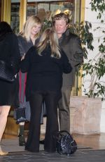 KIRSTEN DUNST and Jesse Plemmons Leaves Sunset Tower Hotel in West Hollywood 02/27/2022