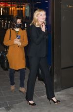 KIRSTEN DUNST Arrives at a Q&A Event in West Hollywood 02/22/2022
