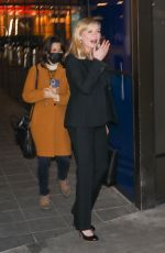 KIRSTEN DUNST Arrives at a Q&A Event in West Hollywood 02/22/2022