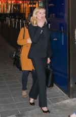 KIRSTEN DUNST Arrives at a Q&A Event in West Hollywood 02/22/2022
