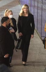 KIRSTEN DUNST Arrives at a Q&A Event in West Hollywood 02/22/2022