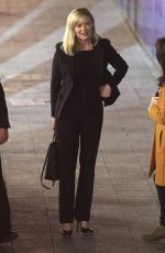 KIRSTEN DUNST Arrives at a Q&A Event in West Hollywood 02/22/2022