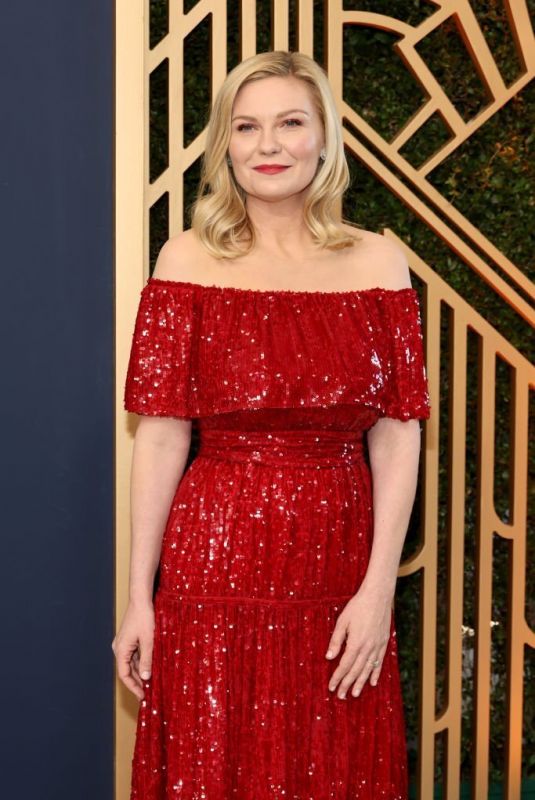 KIRSTEN DUNST at 28th Annual Screen Actors Guild Awards in Santa Monica 02/27/2022