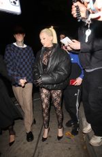 KOURTNEY KARDASHIAN and Travis Barker, Alabama LELLA barker and Atiana DE LA HOYA Out for Dinner at Craig