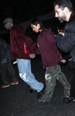 KOURTNEY KARDASHIAN and Travis Barker Arrives at Travis