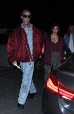 KOURTNEY KARDASHIAN and Travis Barker Arrives at Travis