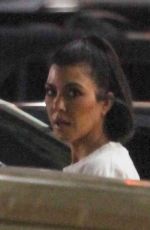 KOURTNEY KARDASHIAN and Travis Barker Out for Dinner at Katsu-ya in Los Angeles 02/07/2022