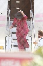 KRIS JENNER Arrives at Airport in Miami 02/22/2022