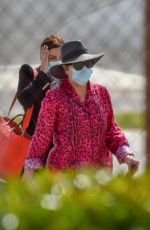 KRIS JENNER Arrives at Airport in Miami 02/22/2022