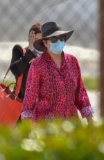 KRIS JENNER Arrives at Airport in Miami 02/22/2022