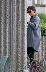 KRIS JENNER Heading to KUWTK Offices in Burbank 02/15/2022