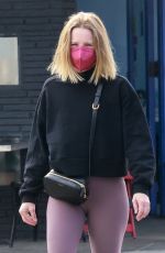 KRISTEN BELL Heading to a Gym in Los Feliz 02/01/2022