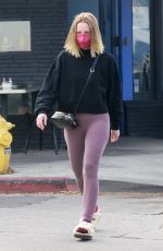 KRISTEN BELL Heading to a Gym in Los Feliz 02/01/2022