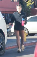 KRISTEN BELL Leaves Metamorphosis Studio in Los Feliz 02/23/2022