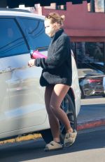 KRISTEN BELL Leaves Metamorphosis Studio in Los Feliz 02/23/2022