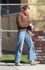 KRISTEN BELL Out and About in Los Angeles 02/07/2022