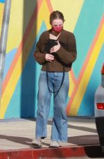 KRISTEN BELL Out and About in Los Angeles 02/07/2022