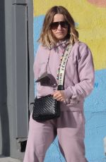 KRISTEN BELL Out and About in Los Angeles 02/22/2022