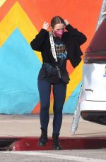 KRISTEN BELL Out and About in Los feliz 02/16/2022
