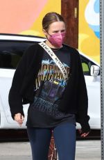 KRISTEN BELL Out and About in Los feliz 02/16/2022