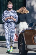 KRISTEN BELL Outside Her Home in Los Feliz 02/06/2022