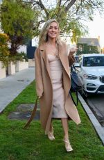 KRISTEN CAVALLARI Heading to Daily Pop Segment in Los Angeles 02/25/2022