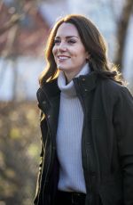 KATE MIDDLETON Visit Forest Kindergarten in Ballerup 02/23/2022