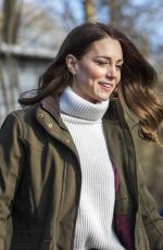 KATE MIDDLETON Visit Forest Kindergarten in Ballerup 02/23/2022