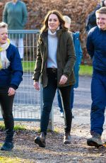 KATE MIDDLETON Visit Forest Kindergarten in Ballerup 02/23/2022
