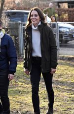 KATE MIDDLETON Visit Forest Kindergarten in Ballerup 02/23/2022