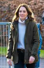 KATE MIDDLETON Visit Forest Kindergarten in Ballerup 02/23/2022