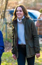 KATE MIDDLETON Visit Forest Kindergarten in Ballerup 02/23/2022