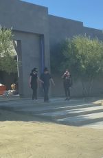 KYLIE and KRISS JENNER Out in Los Angeles 02/26/2022