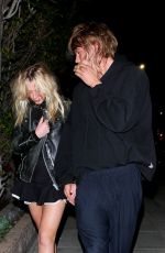 LADY LOLA CHRISCHTON-STUART Leaves Matsuhisa in Beverly Hills 02/03/2022
