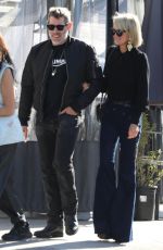 LAETICIA HALLYDAY and Jalil Lespert Out in Los Angeles 02/04/2022