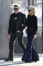 LAETICIA HALLYDAY and Jalil Lespert Out in Los Angeles 02/04/2022
