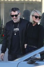 LAETICIA HALLYDAY and Jalil Lespert Out in Los Angeles 02/04/2022