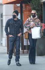 LAETICIA HALLYDAY Out Shopping in Beverly Hills 02/01/2022