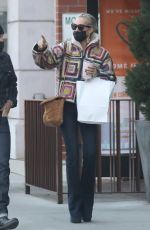 LAETICIA HALLYDAY Out Shopping in Beverly Hills 02/01/2022