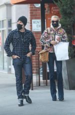 LAETICIA HALLYDAY Out Shopping in Beverly Hills 02/01/2022