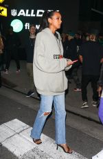 LAIS RIBEIRO Leaves Super Bowl Eve at Drake’s Event in West Hollywood 02/12/2022