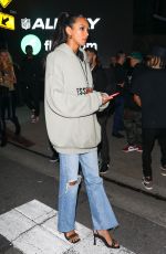 LAIS RIBEIRO Leaves Super Bowl Eve at Drake’s Event in West Hollywood 02/12/2022