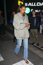 LAIS RIBEIRO Leaves Super Bowl Eve at Drake’s Event in West Hollywood 02/12/2022